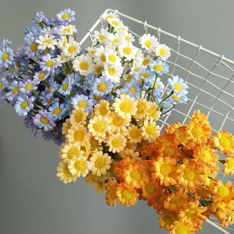 Chamomile simulation flower table small daisies home decoration 1