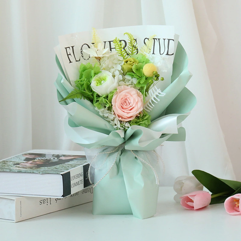 Teachers' Day bouquet Wholesale Eternal Life Flower gift box handmade flowers 1