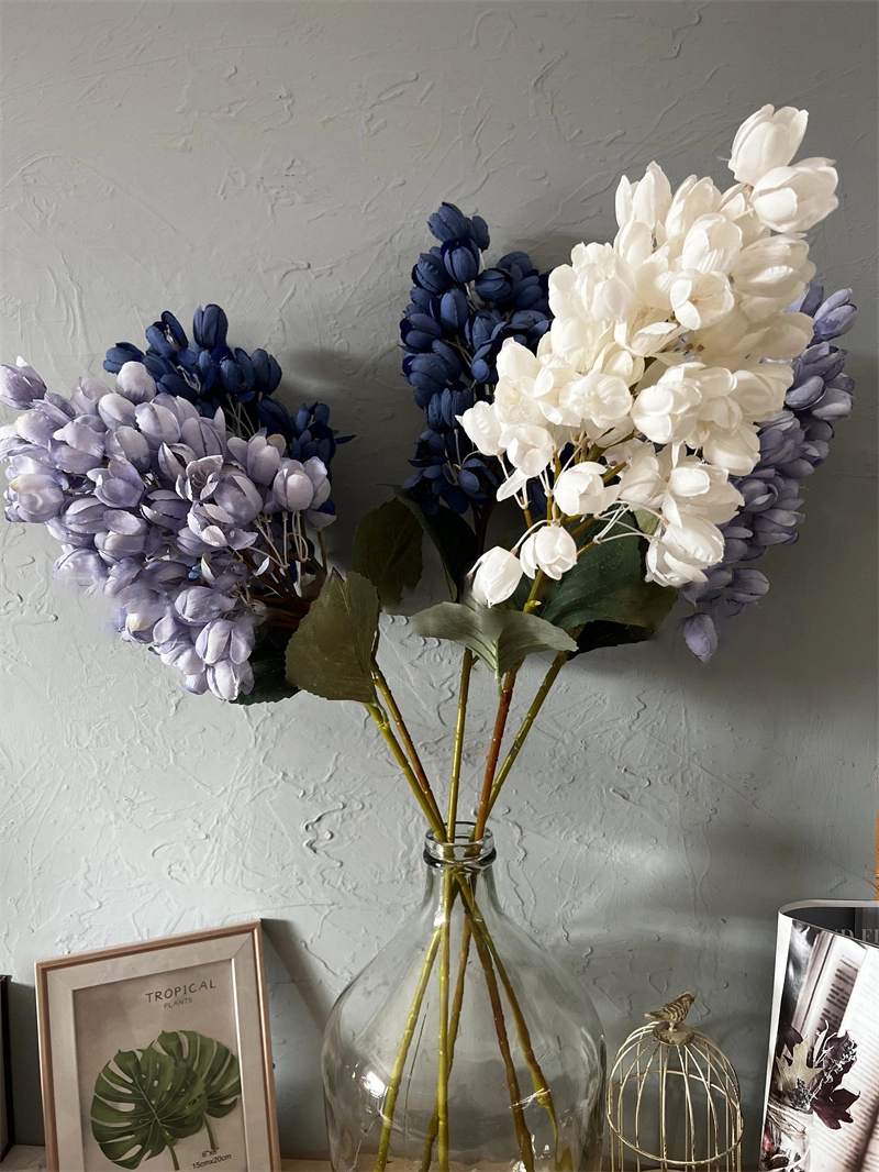 Single branch Phoenix flower/crypto hyacinth/grape flower/Pagoda hydrangea wedding quality simulation flower 1