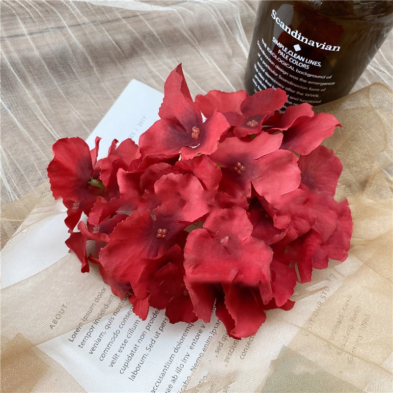 Hydrangea head wedding flower wall arrangement can be made of hair accessories headflower/wrist flower/hairpin DIY materials 1