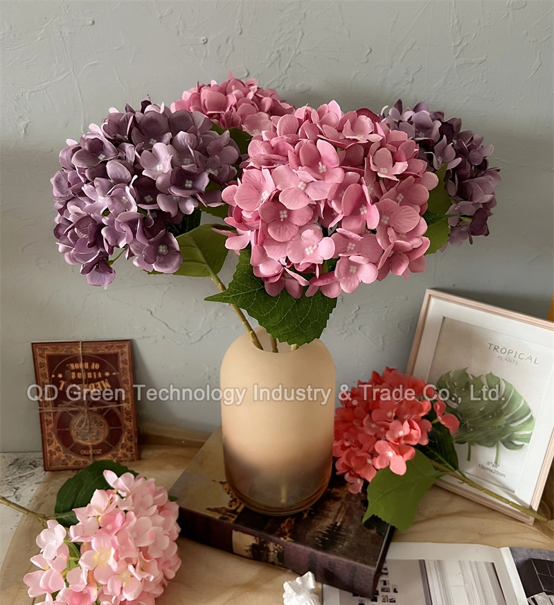 Pagoda hydrangea/Rose rosewood hydrangea wedding road soft packaging wholesale 1