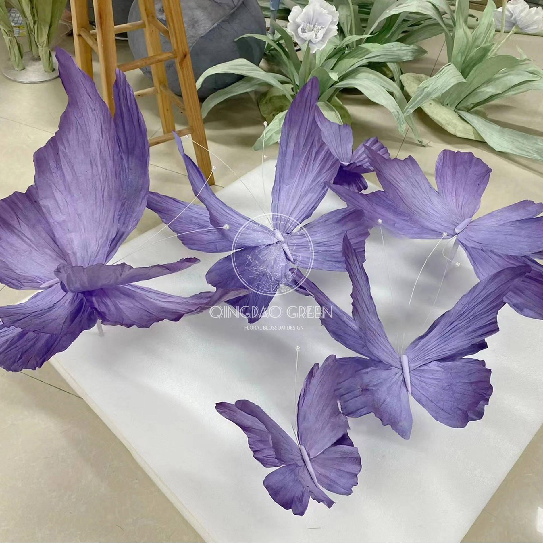 Grandes decoraciones de flores
