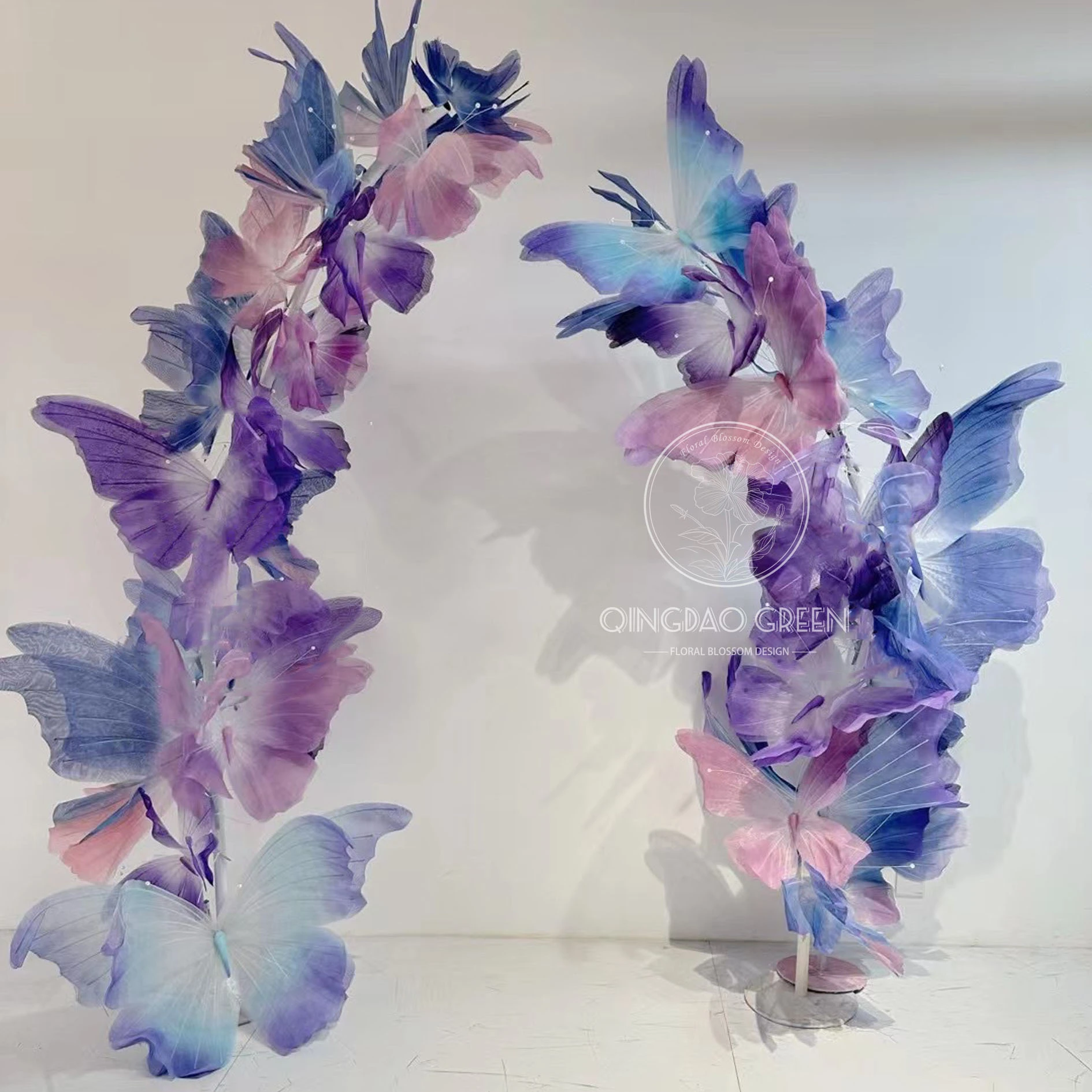 Colorful Organza Giant butterfly Decoration