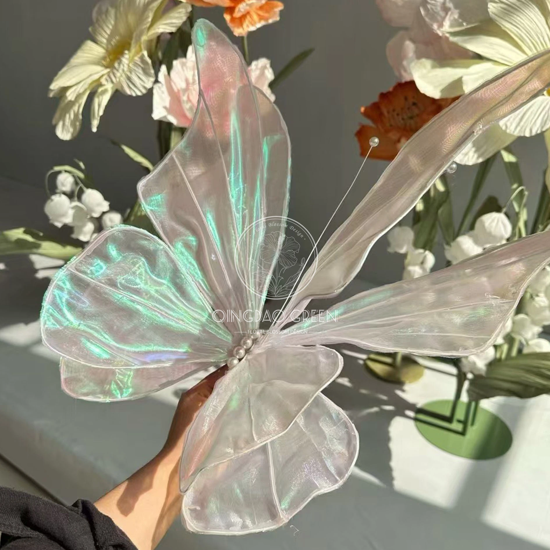 Handmade Artificial  Giant Silk butterfly