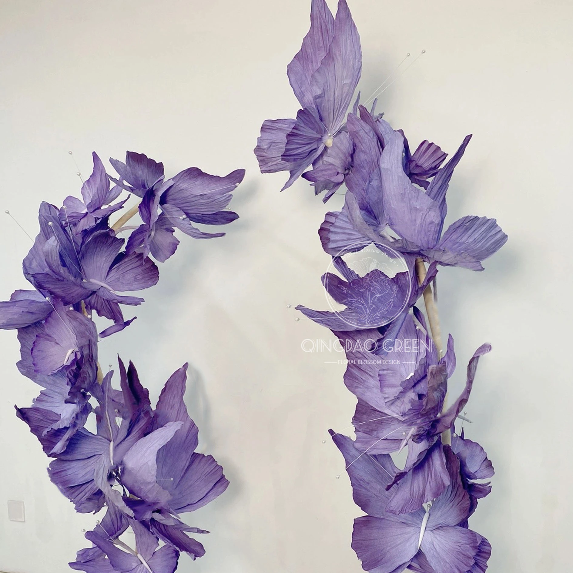 Grandes decoraciones de flores
