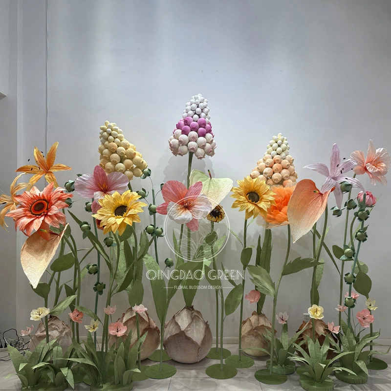 grandes décorations de fleurs