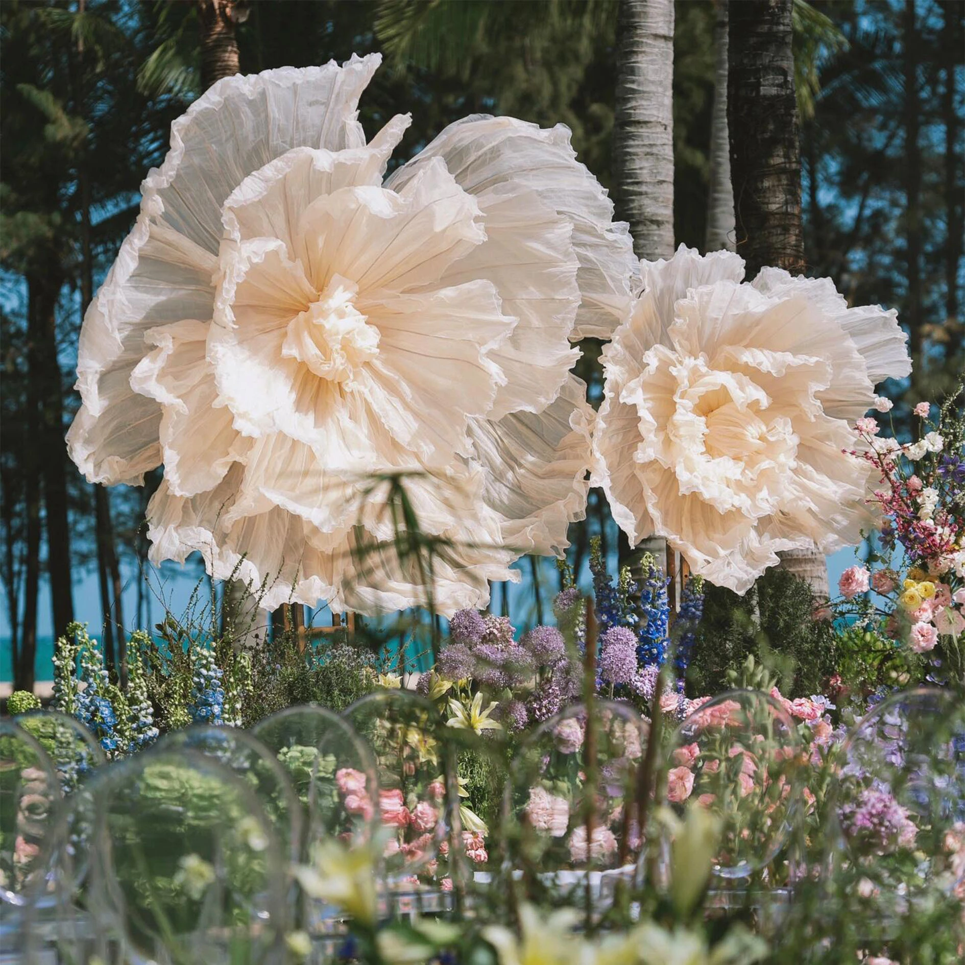 wedding floral installations