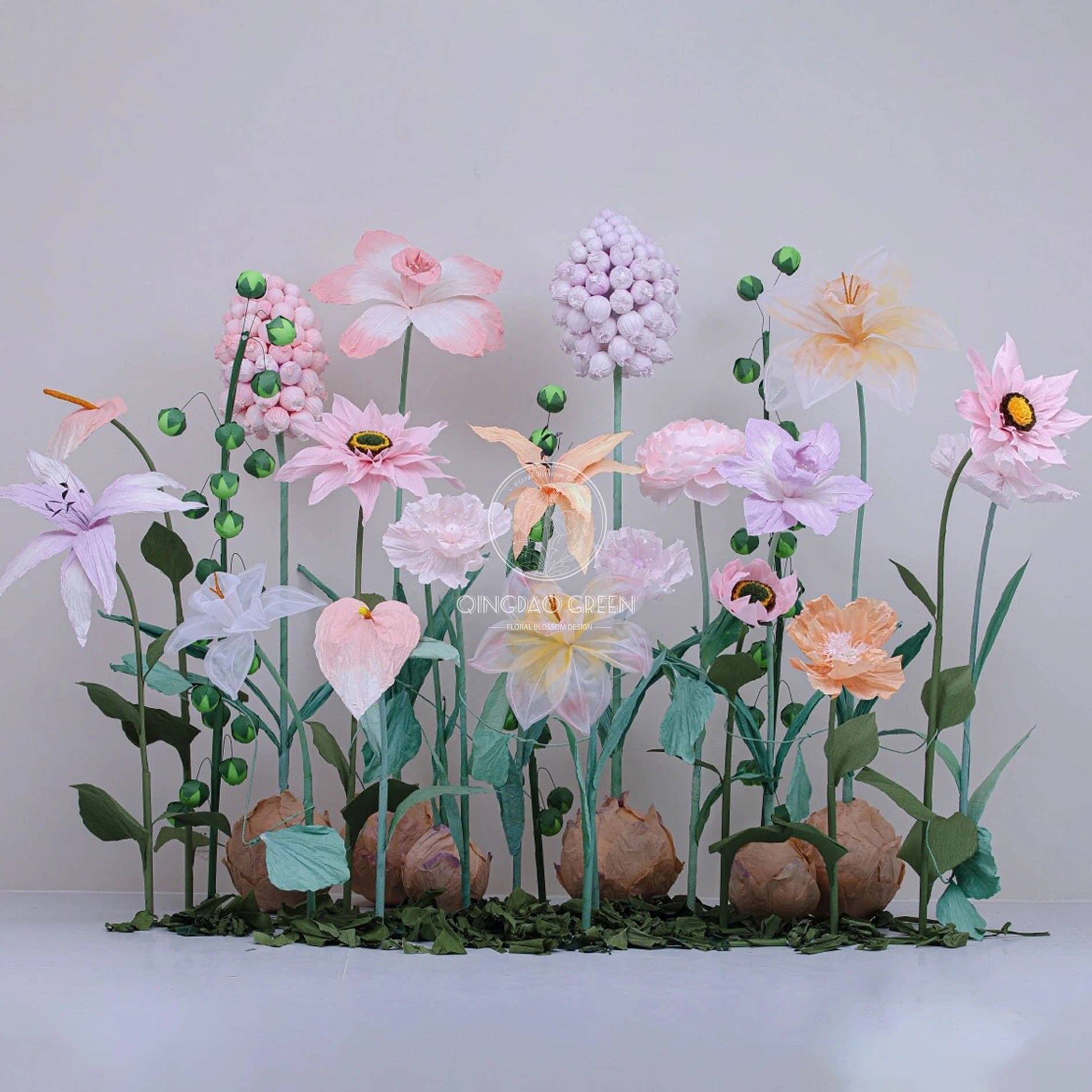 grandes décorations de fleurs