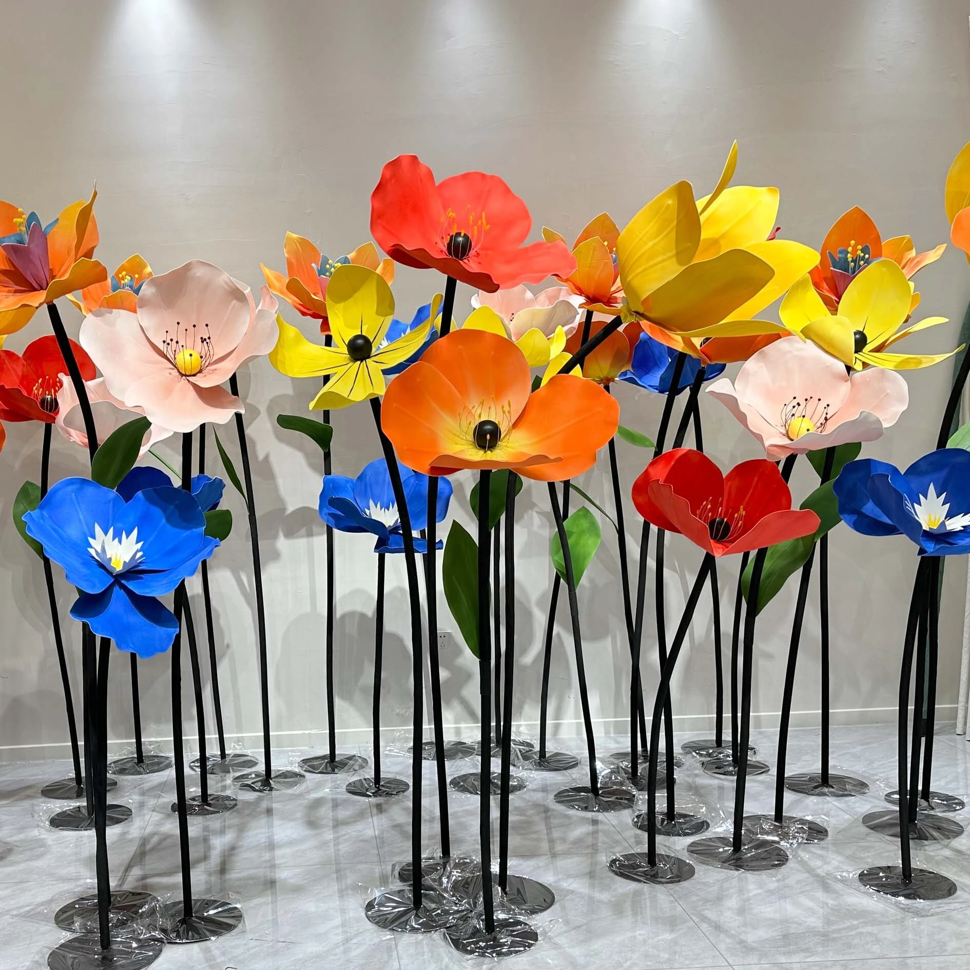 decoraciones de flores artificiales