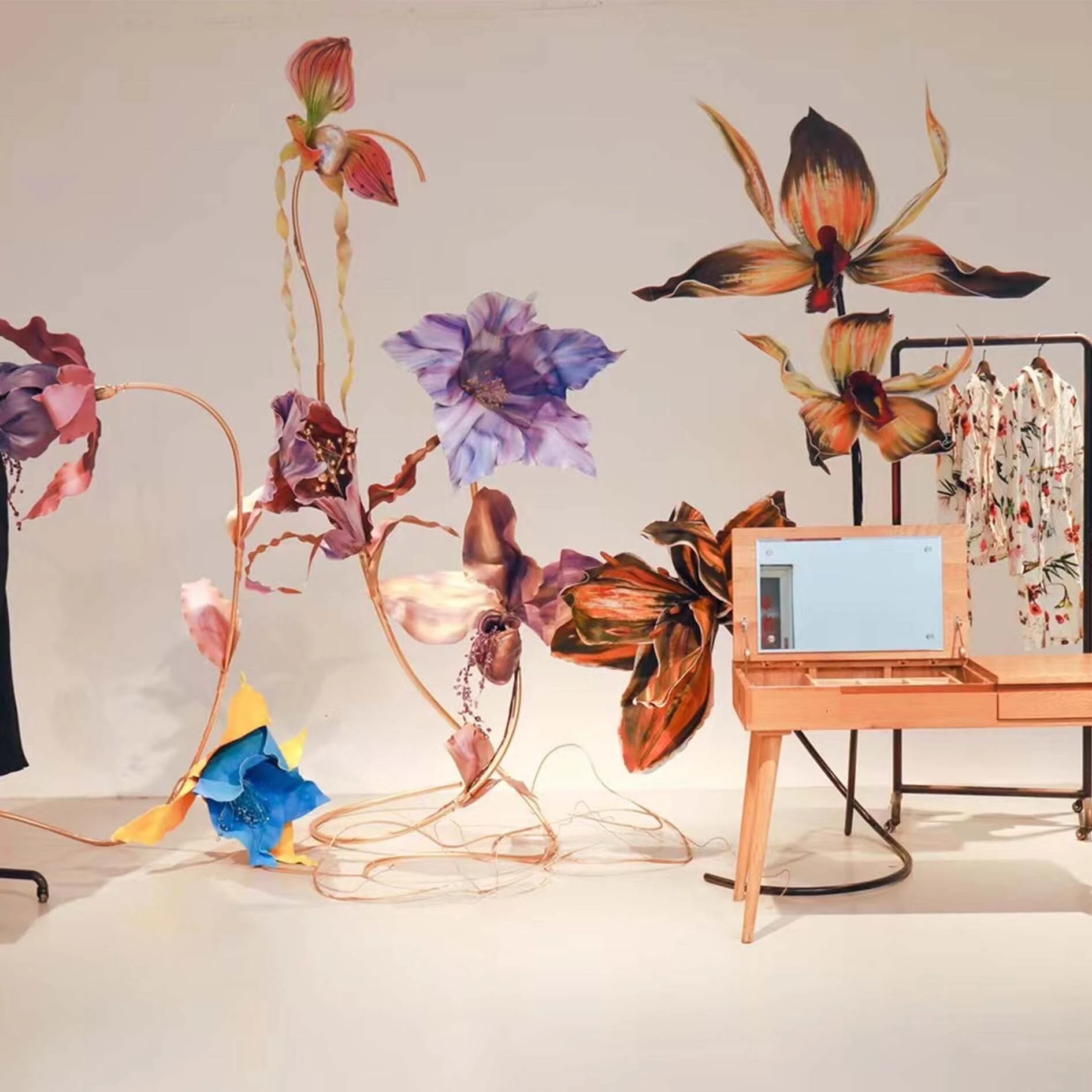Customized Handmade EVA Foam Giant Flower Decoration