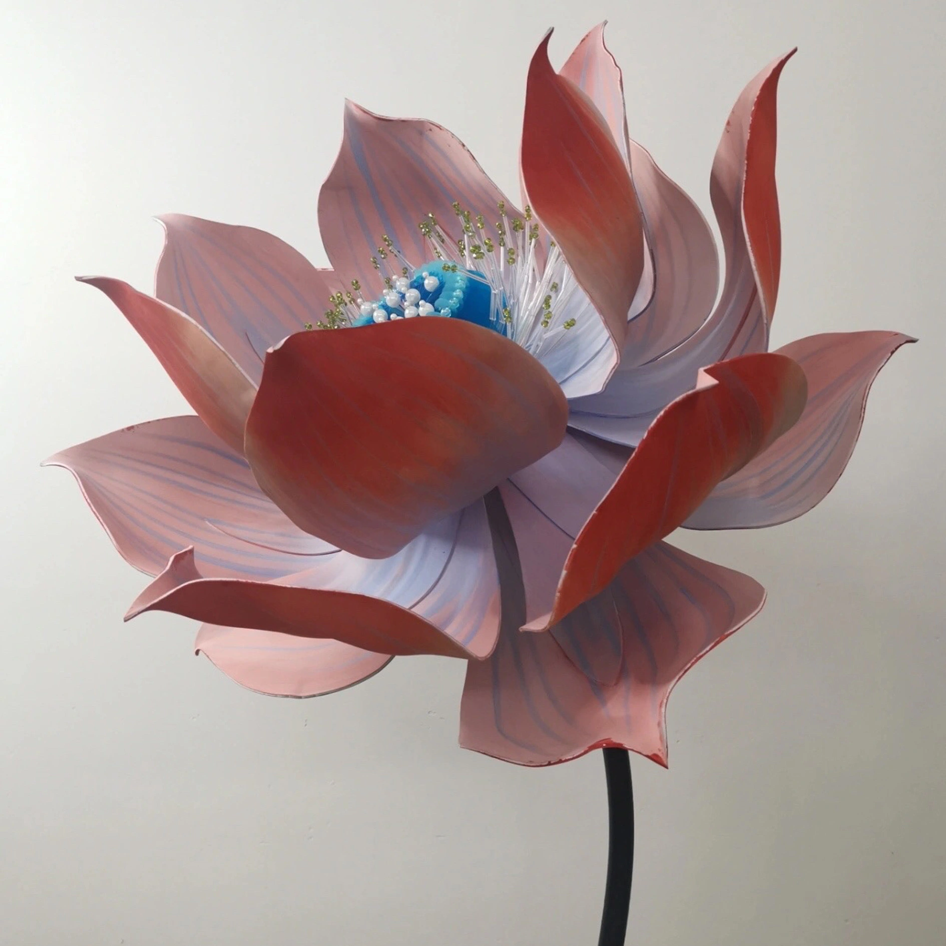Gigante Eva lotus hecha flores a mano