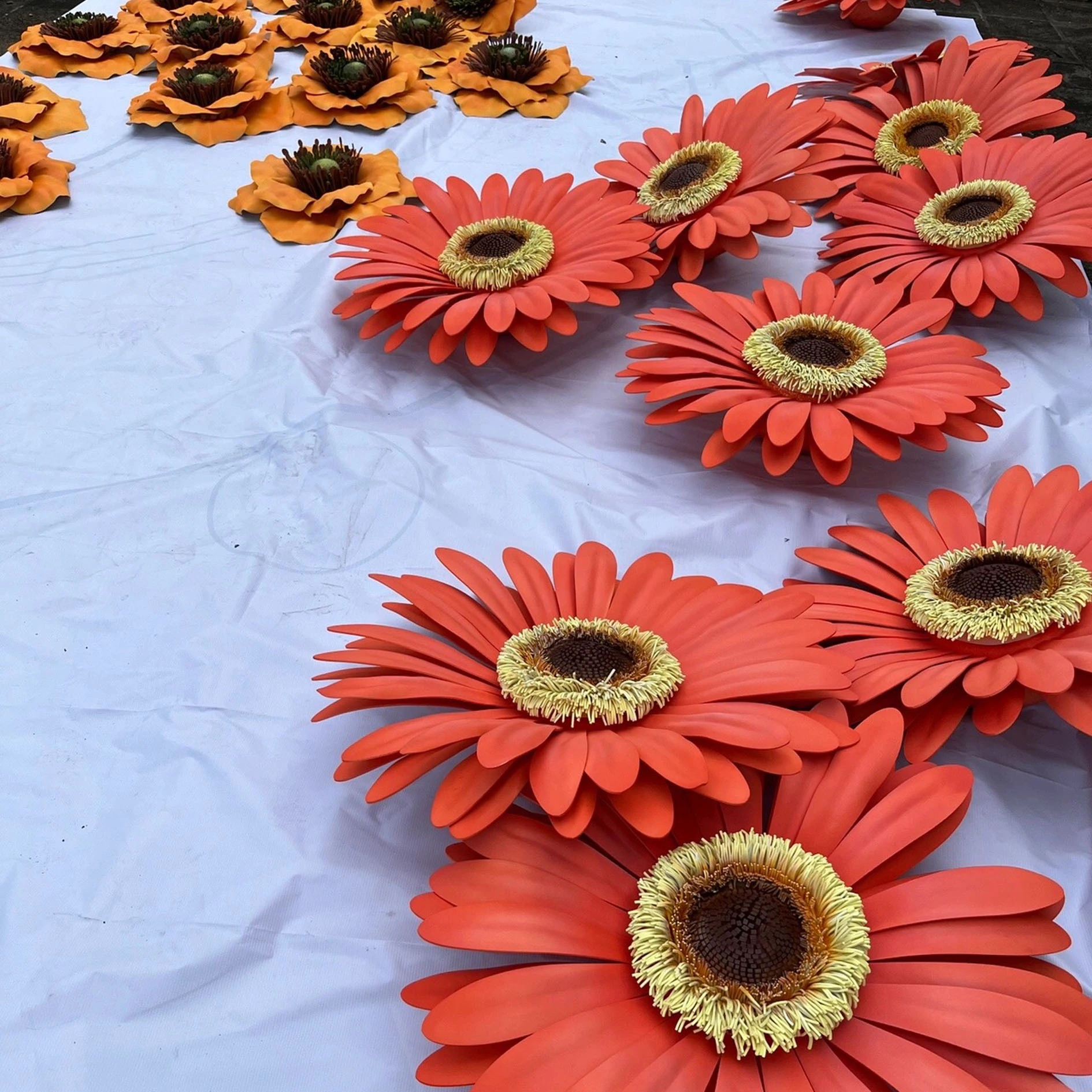 Flor gigante de gran tamaño