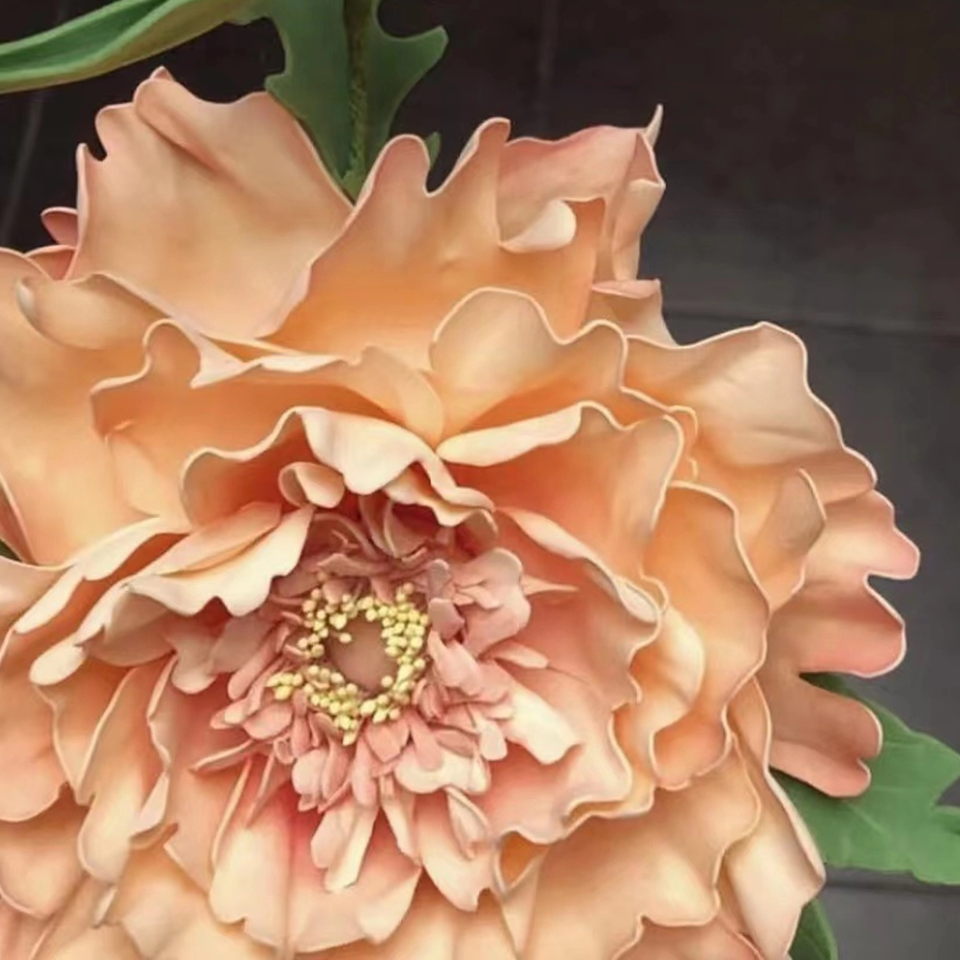 Flor de espuma gigante personalizada hecha a mano