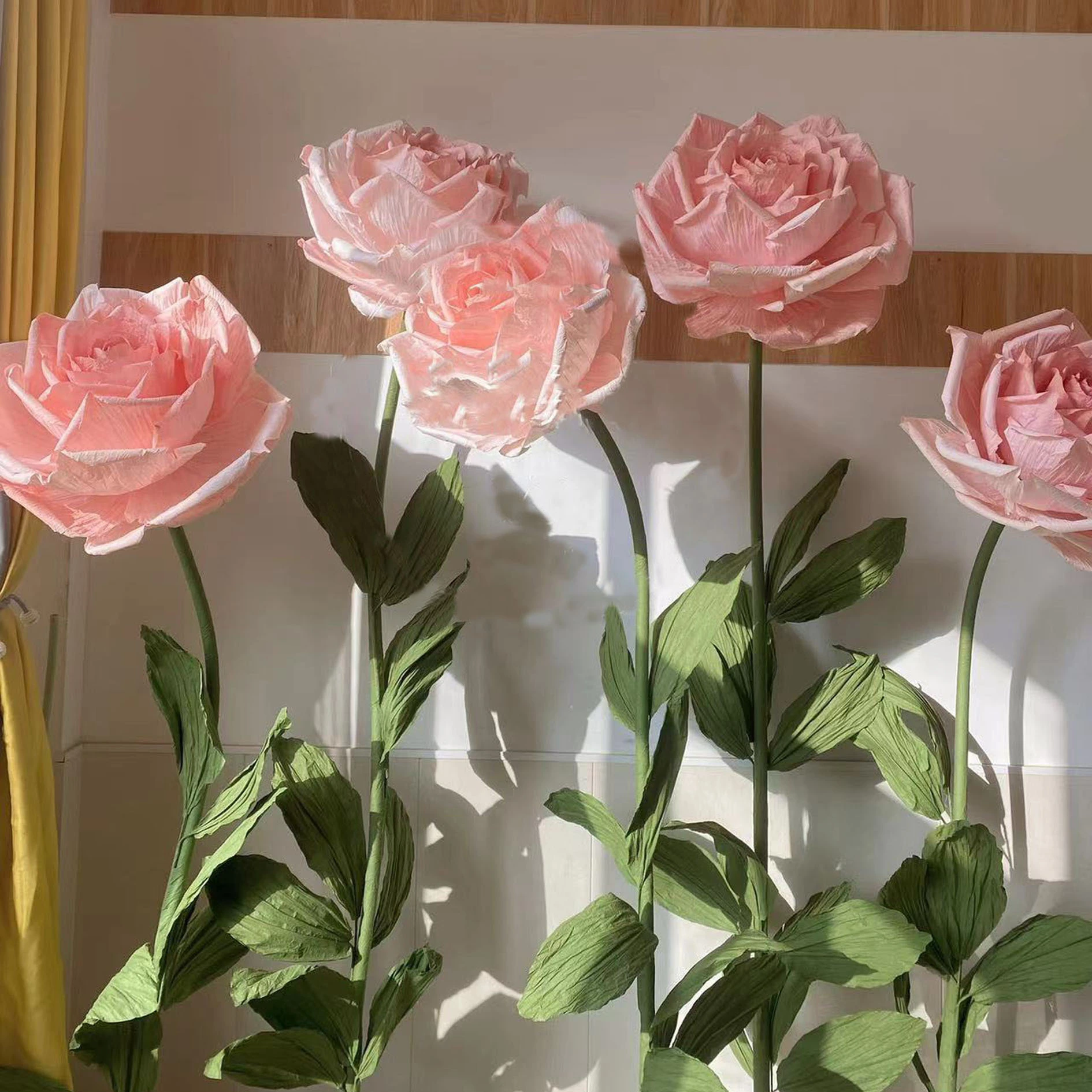 Giant pink roses