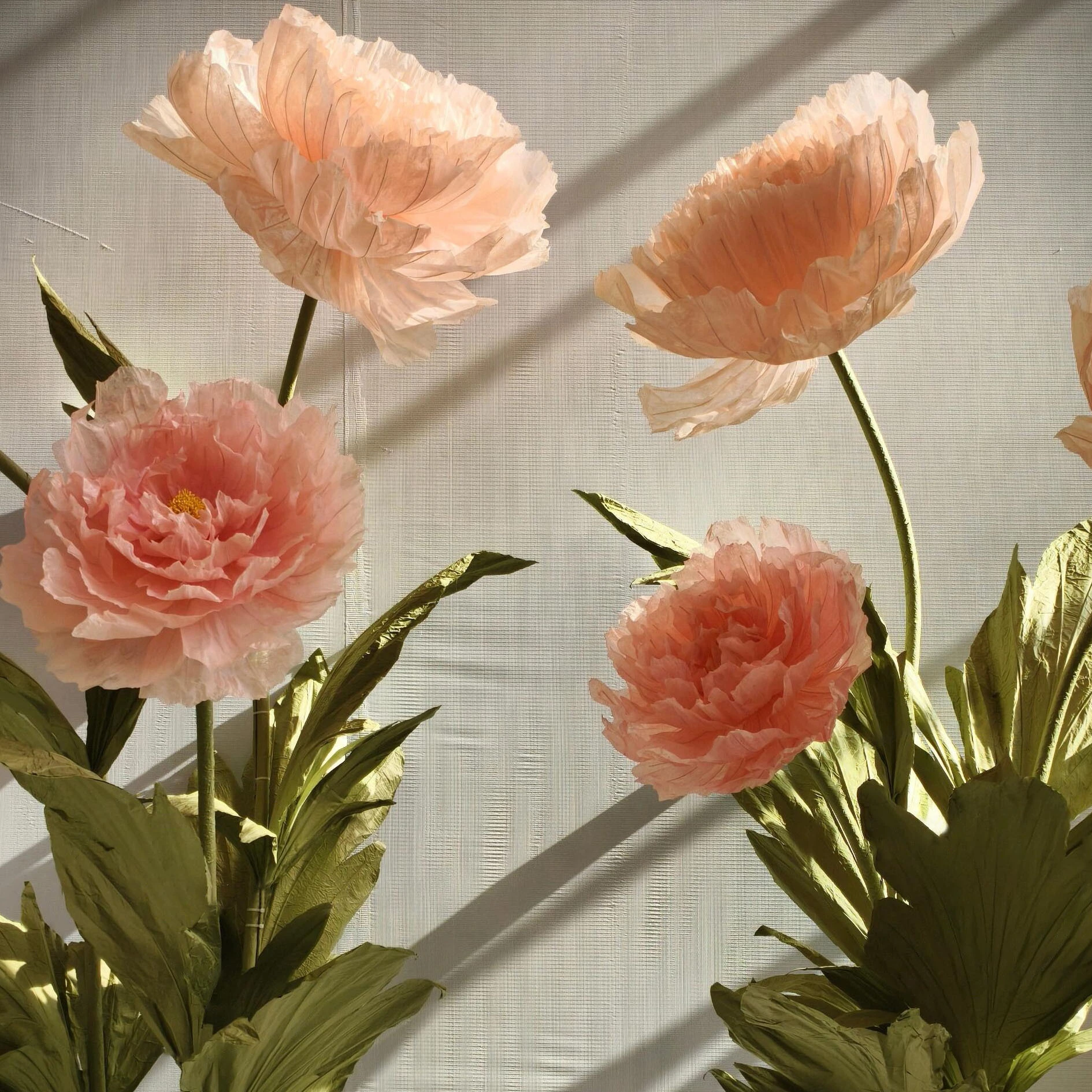 Flor gigante de gradiente de múltiples capas de serie rosa