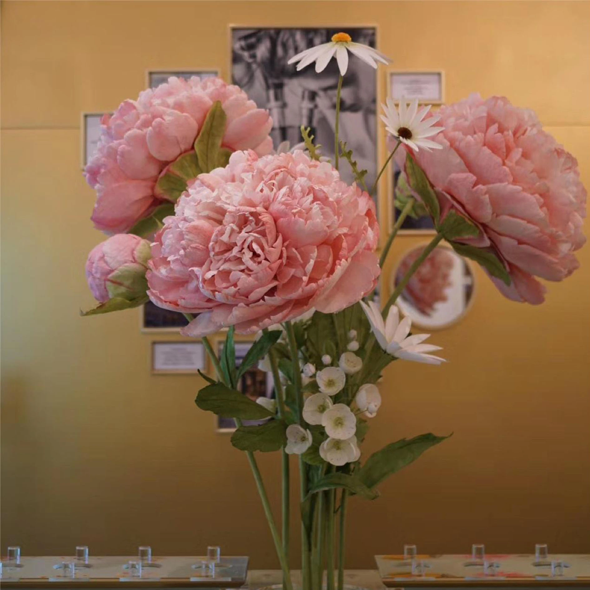 flor de papel gigante