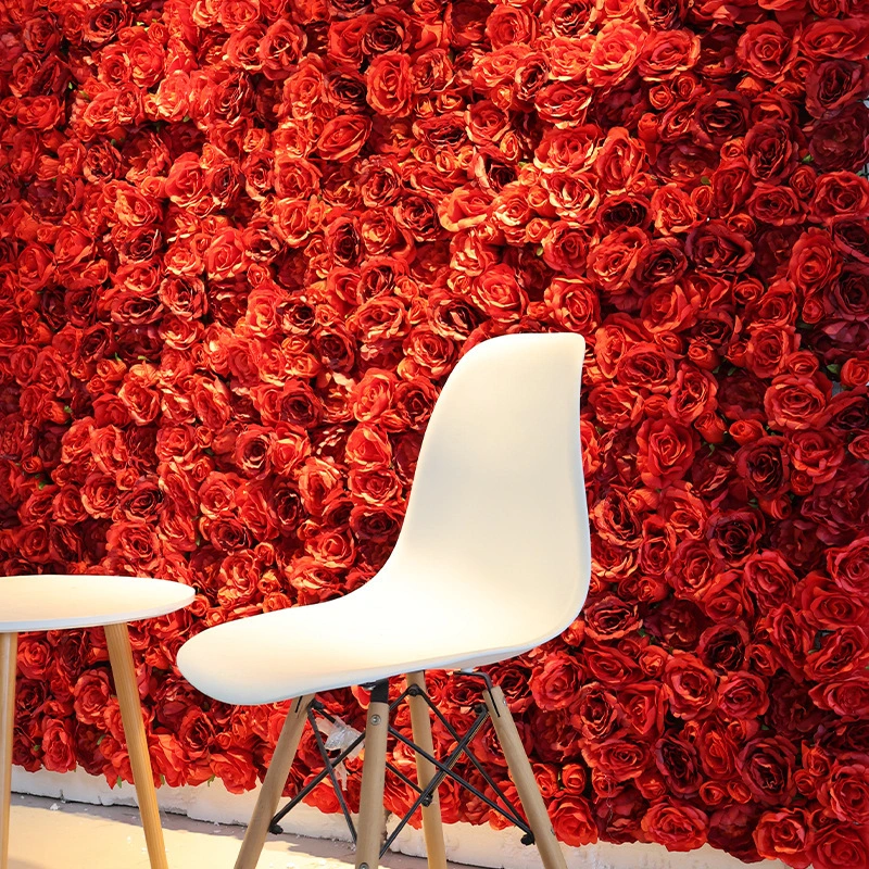 Cuadrícula de flores artificiales pared rosa hortensia neta fotografía de celebridades fondo arreglo floral decoración de la boda del escenario del escenario 1