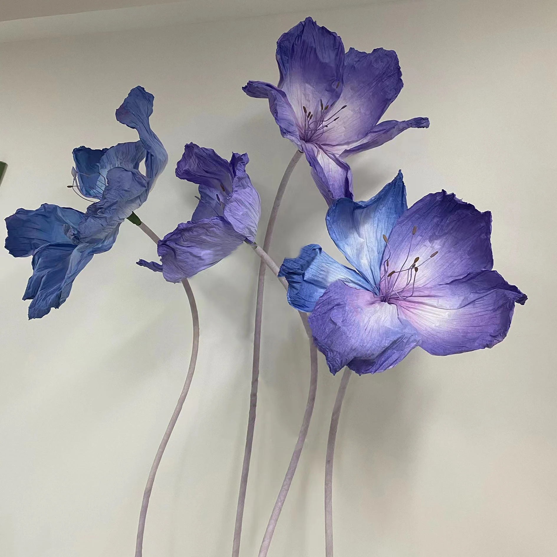 Poppy de arte púrpura