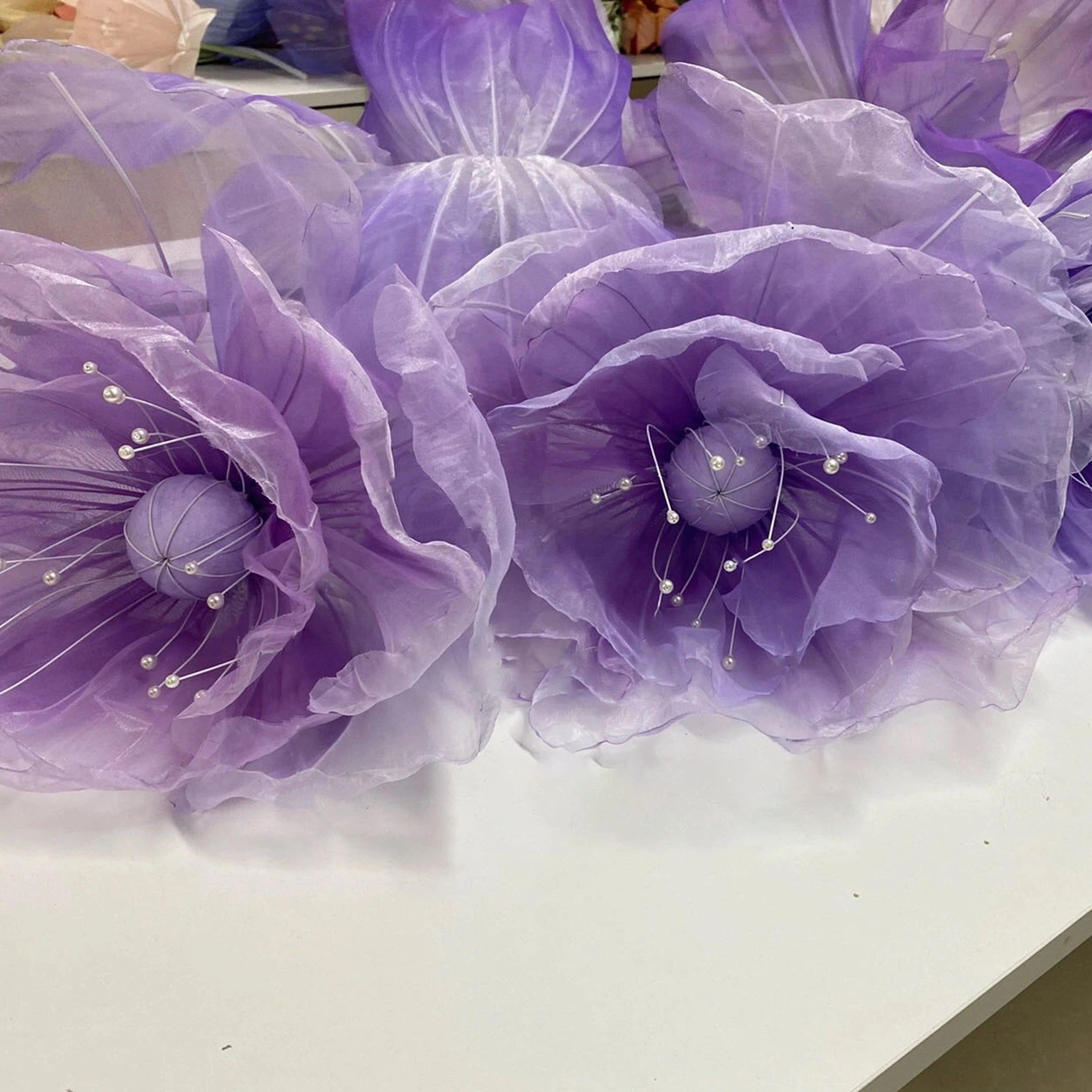 grandes décorations de fleurs