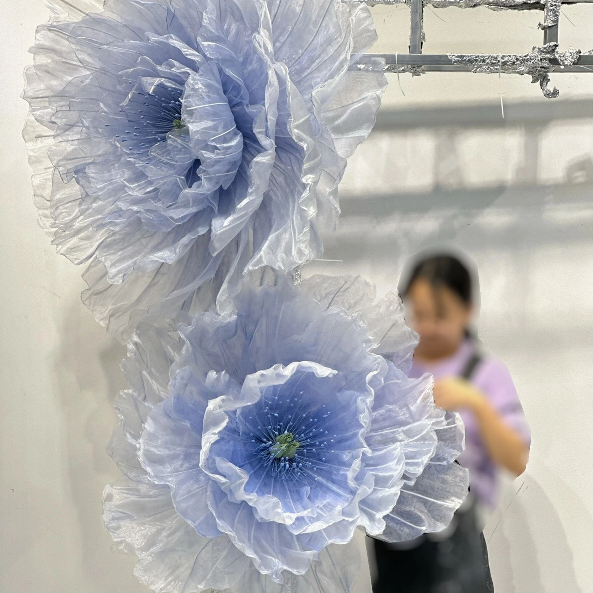 Grandes decoraciones de flores