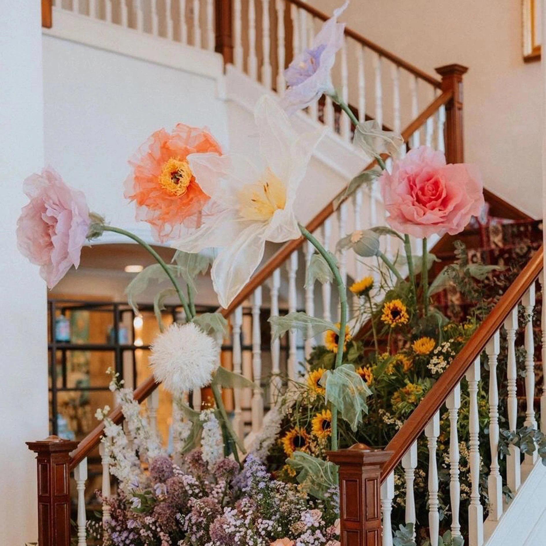 Installations florales de mariage