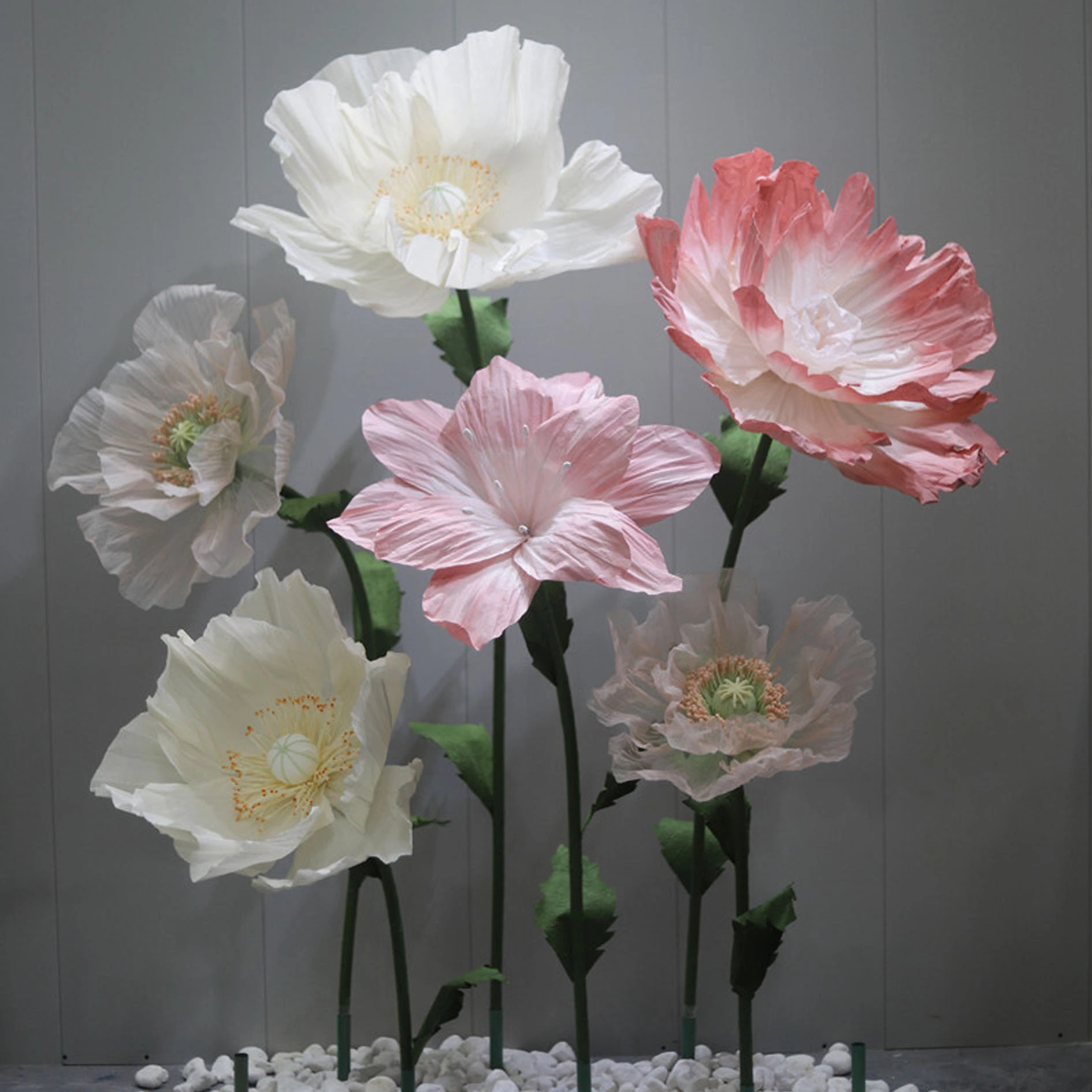 Fleur de papier géant