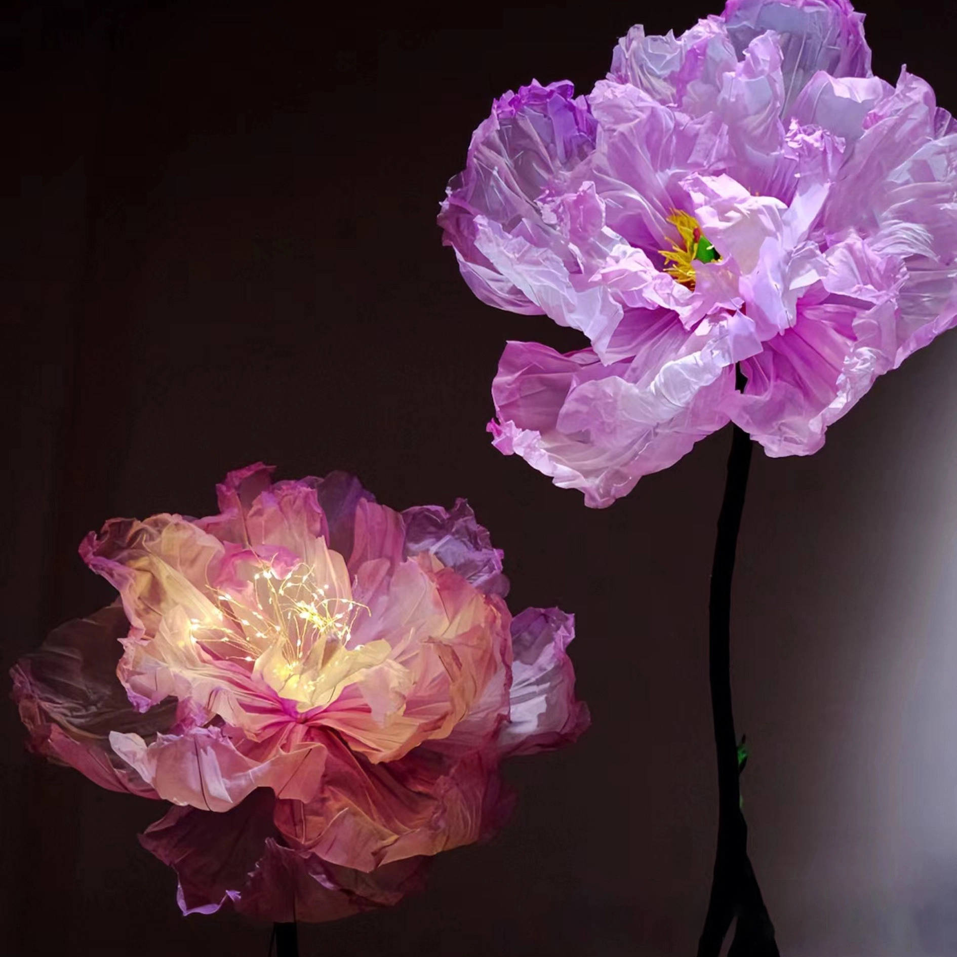 grandes décorations de fleurs