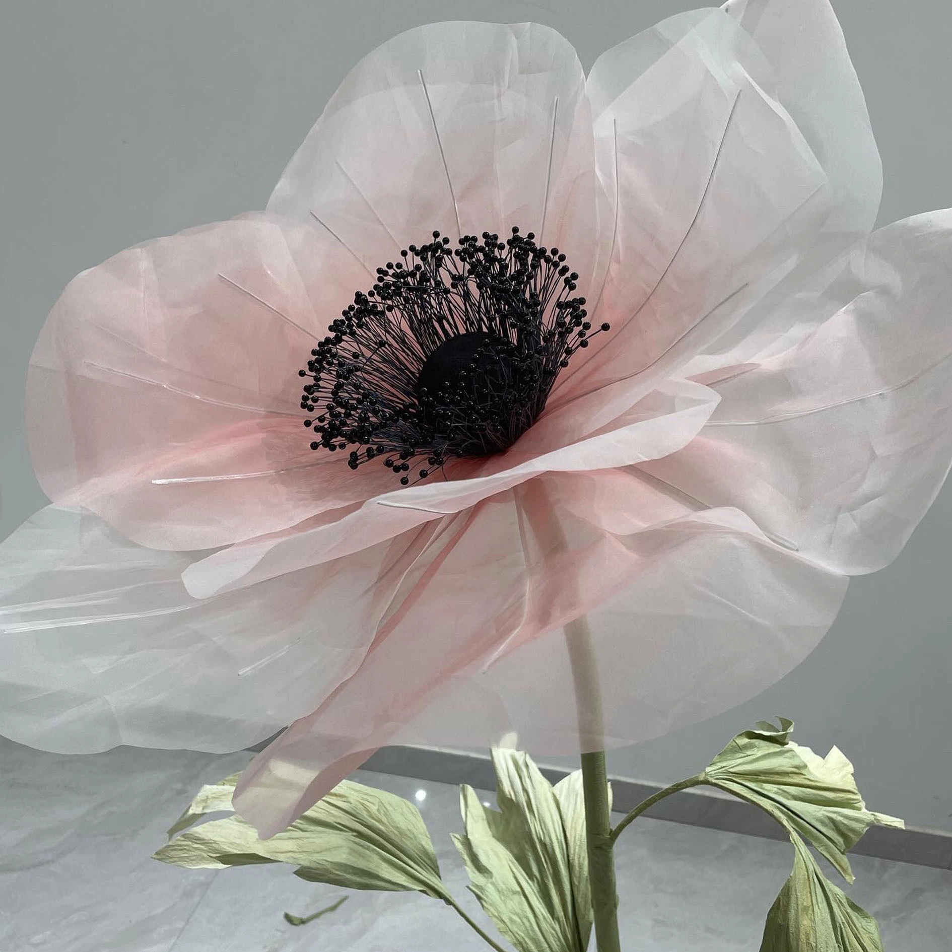 Grandes decoraciones de flores