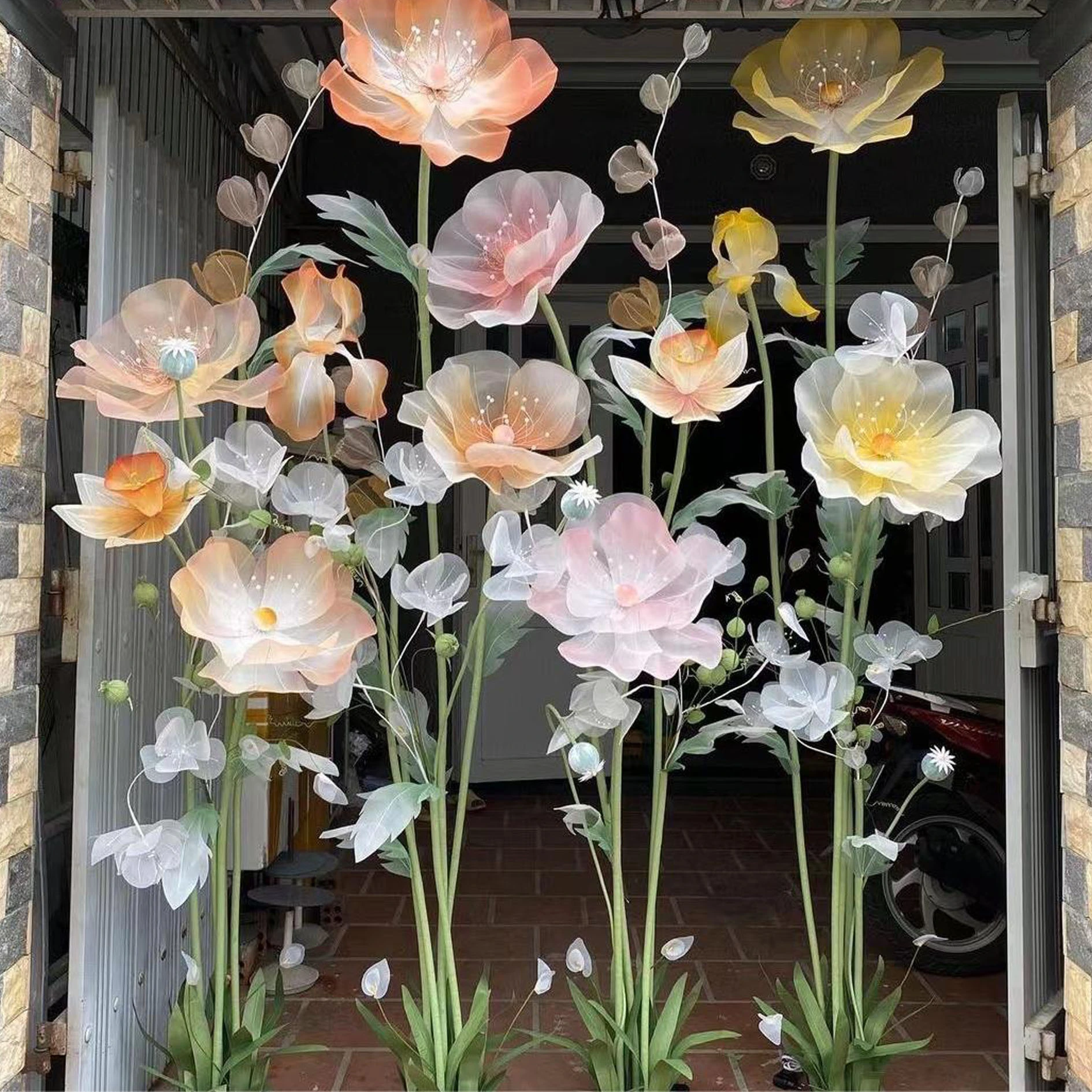 Installations florales de mariage