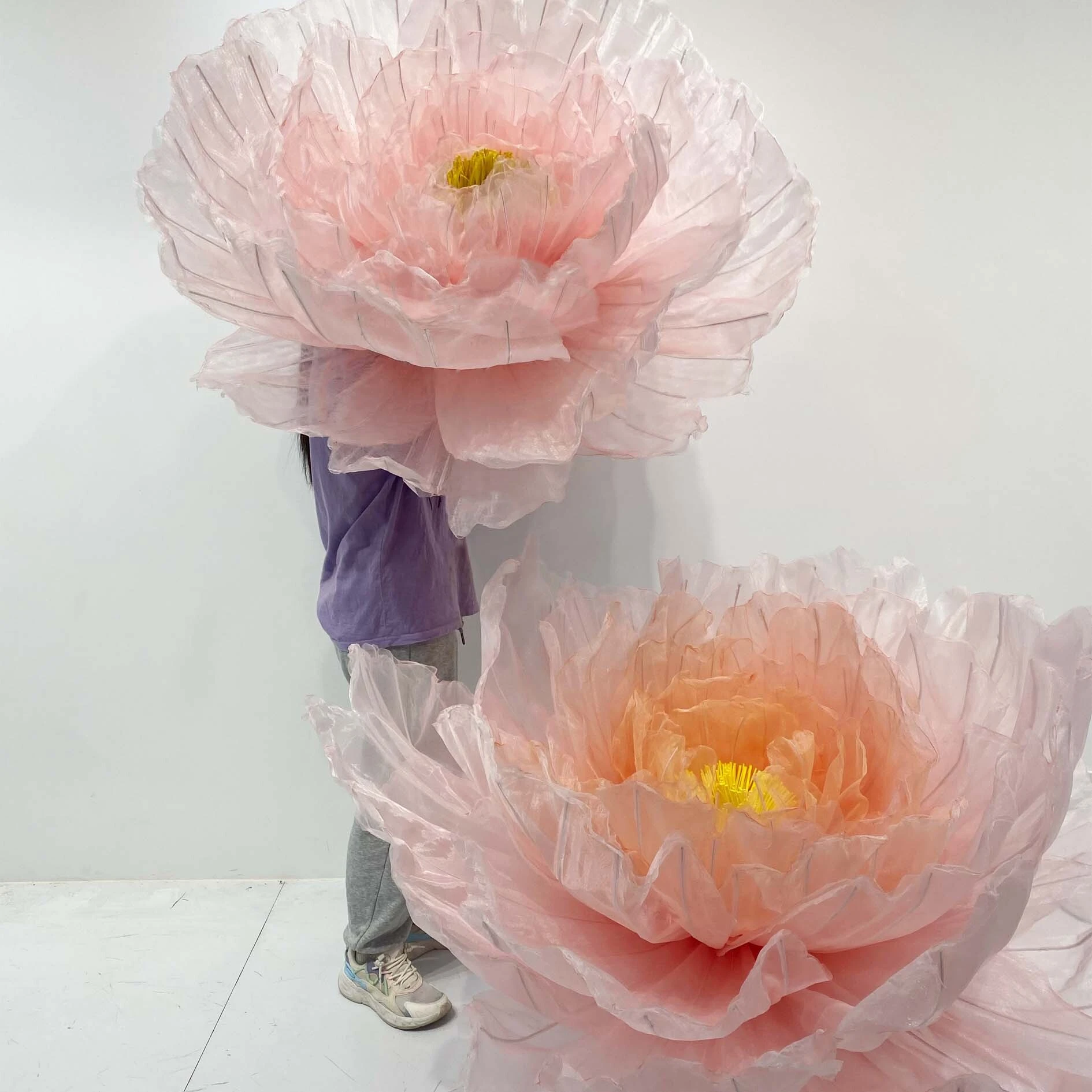 grandes décorations de fleurs