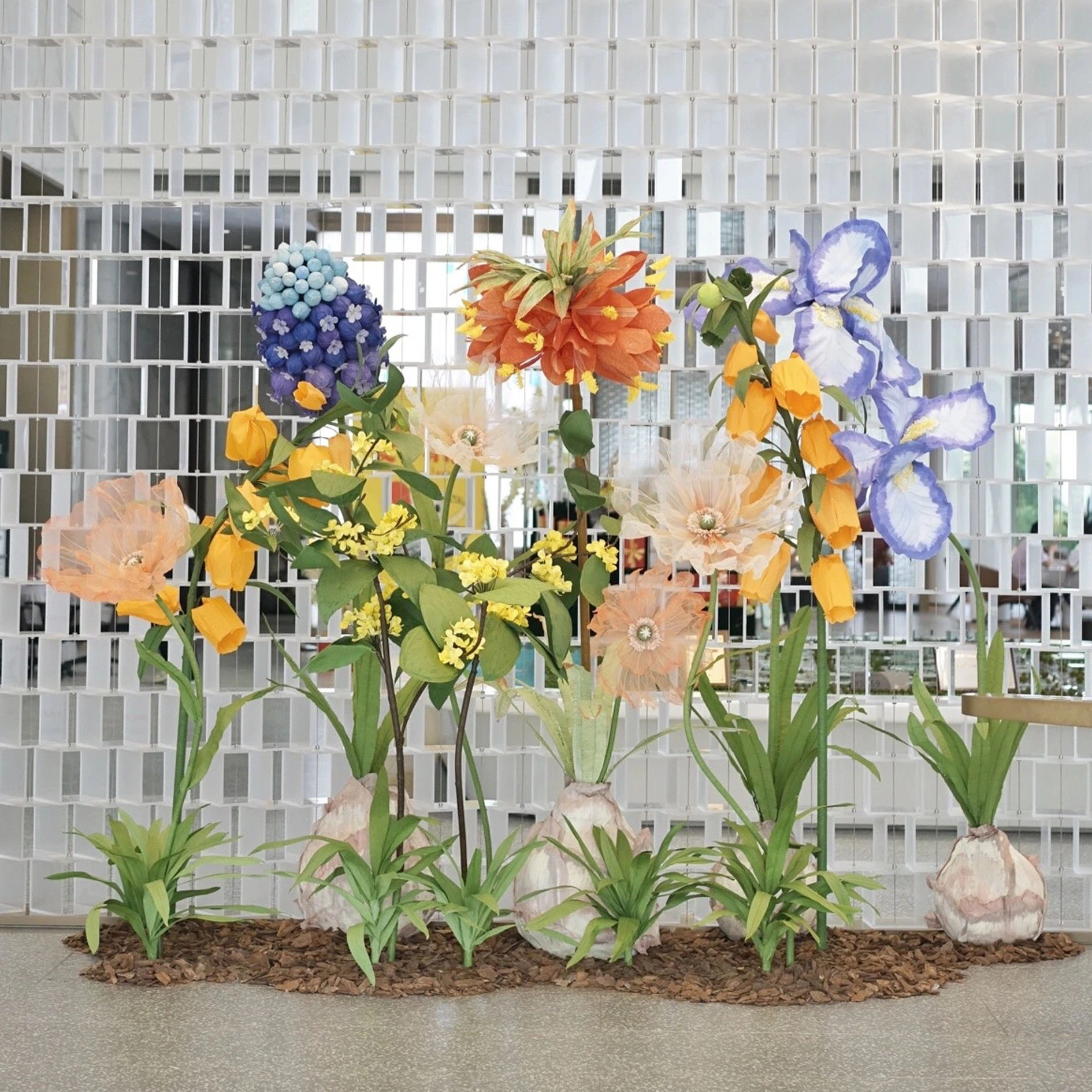 Installations florales de mariage