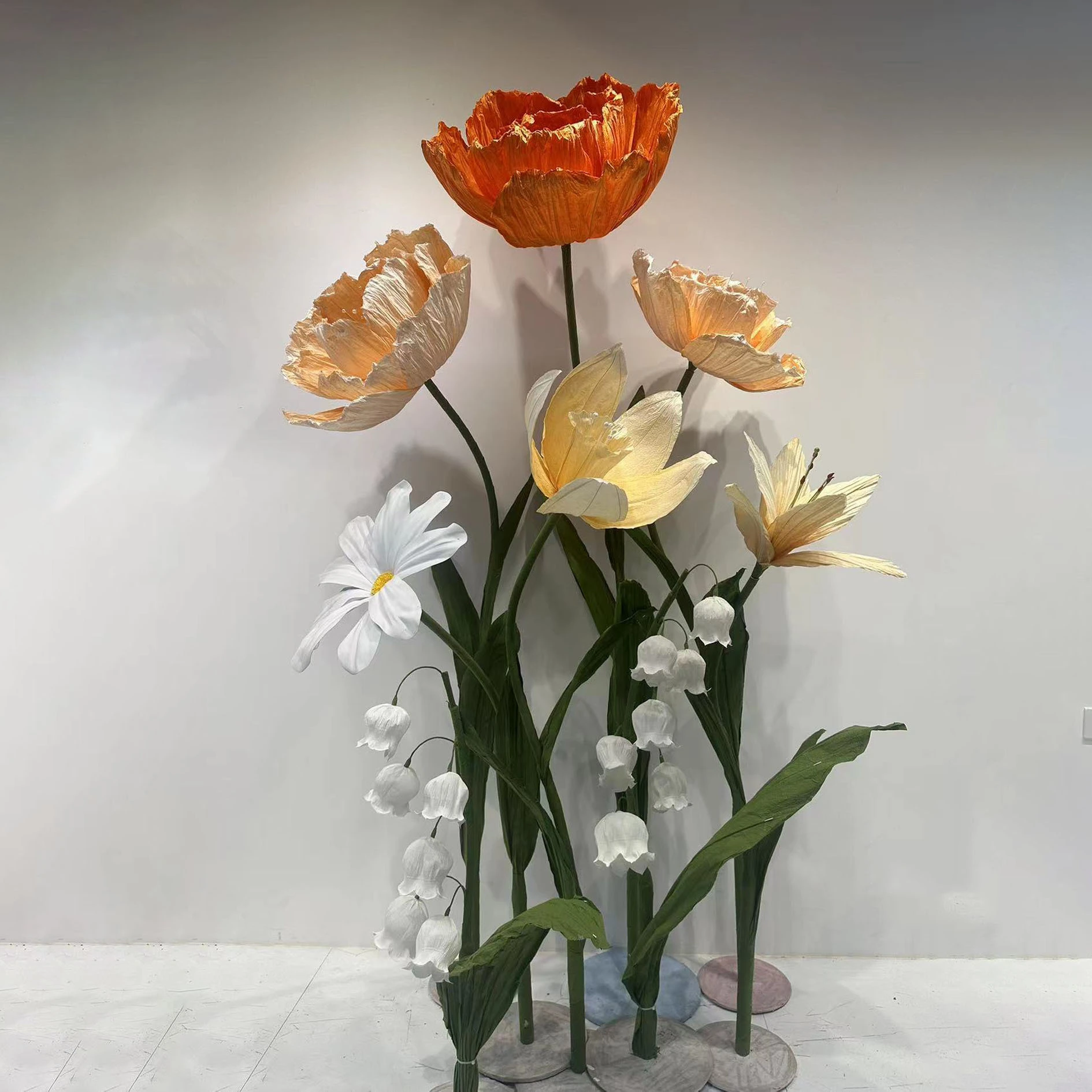 arte de flores gigante