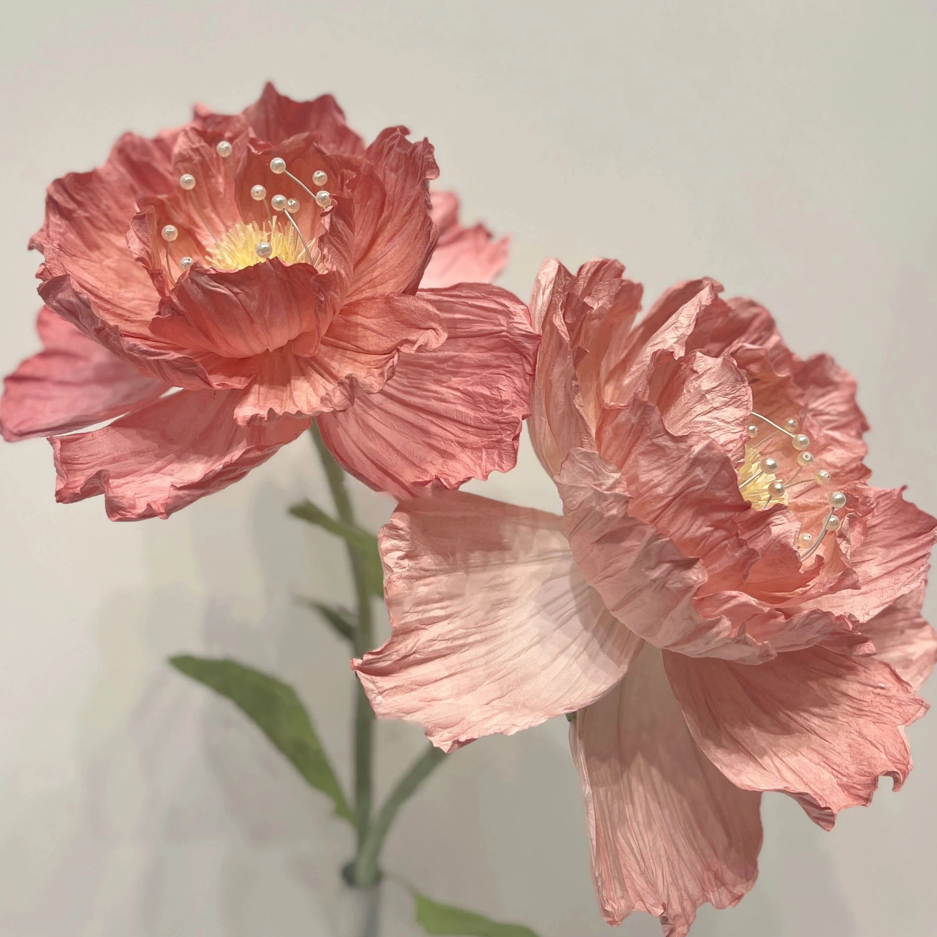 arte de flores de papel