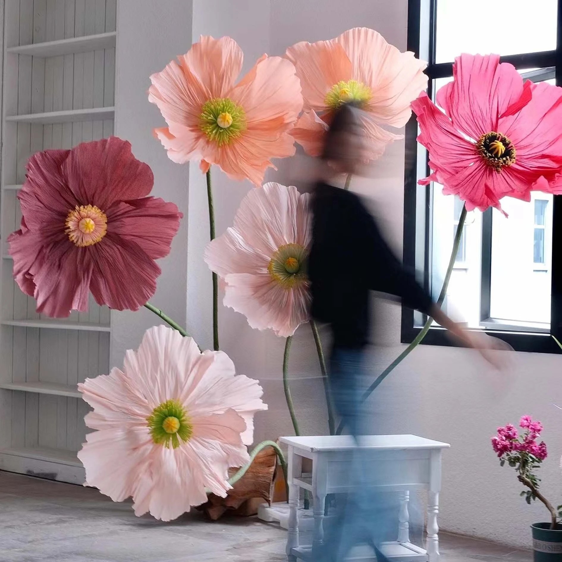 sets de arte floral de papel
