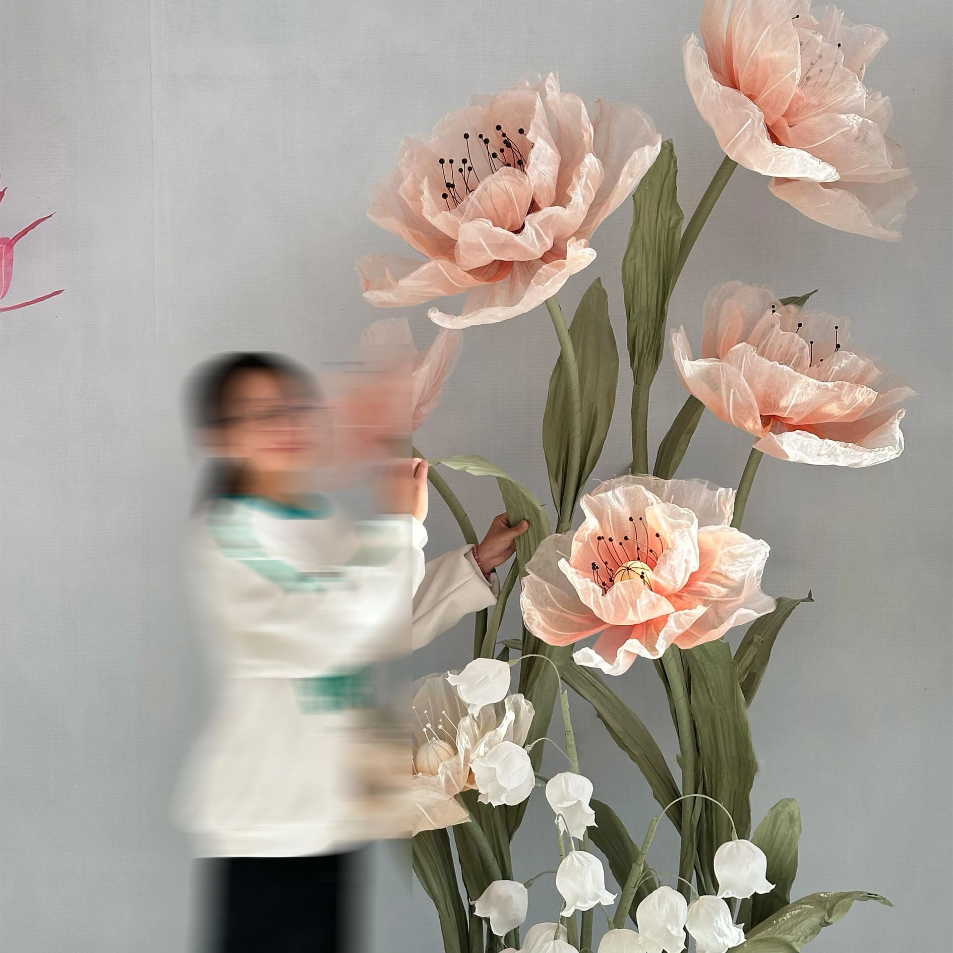 grandes décorations de fleurs