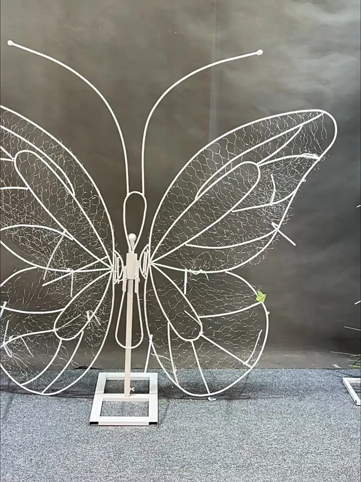 Butterfly Backdrop Stand Metal Diy Wedding Arch Frame Giant Butterfly Arch Stand For Wedding Birthday 1
