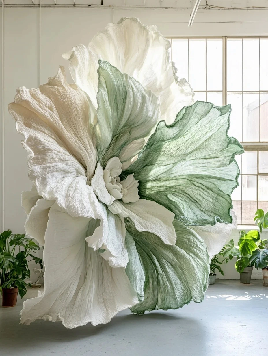 Les fleurs de fond géant