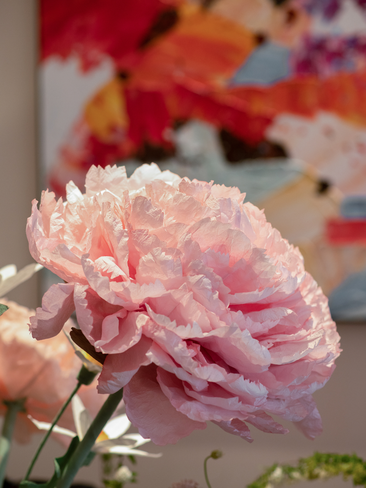 Ingeniosas flores de papel hechas a mano