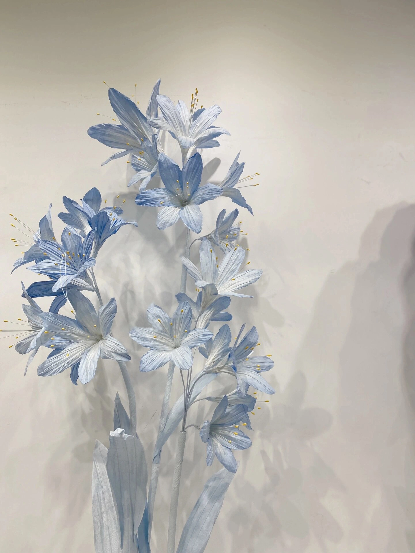 flor de papel gigante