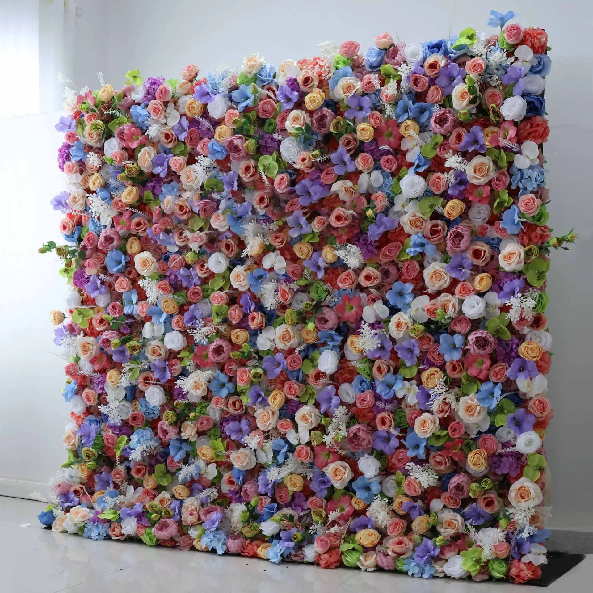Fabric-based flower wall artificial flowers collide with artistic sparks, and are very eye-catching in creative studios and art exhibitions! 1