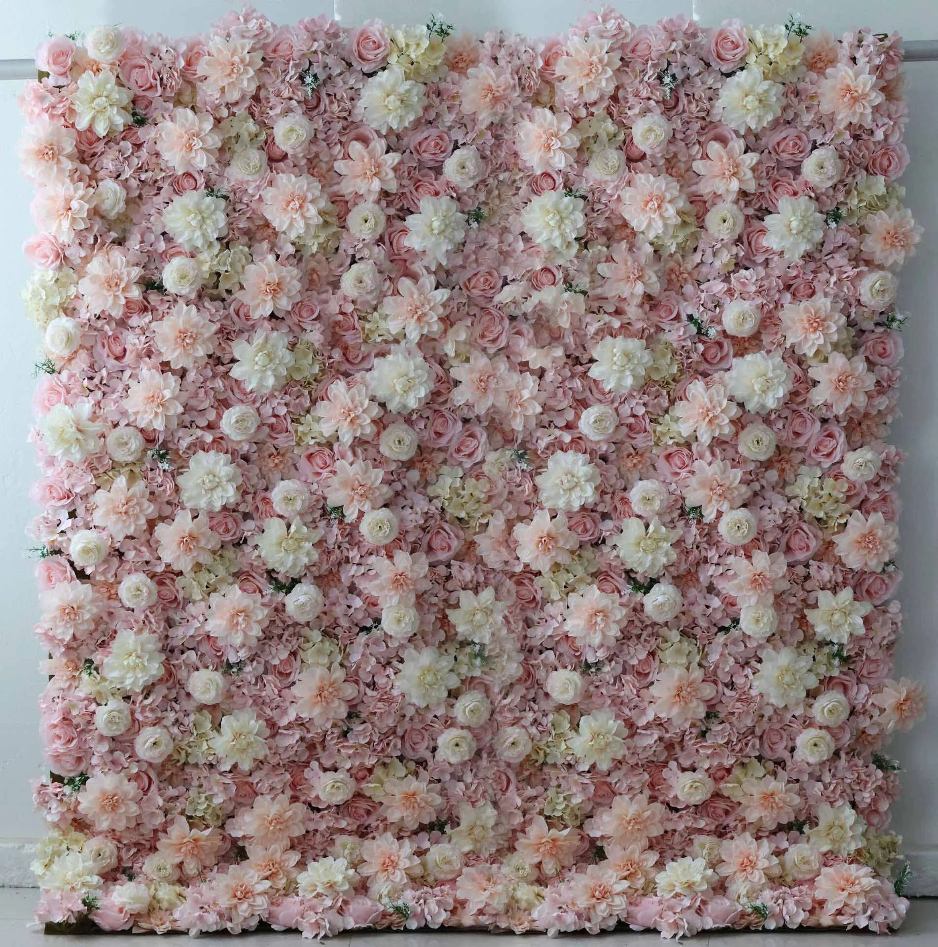 Hydrangea rose flower wall wall hanging artificial flower hotel landscaping decoration 1