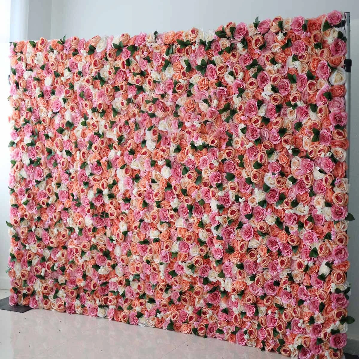 La pared de las flores de tela, desde la fiesta hasta la sala de exposiciones, se puede personalizar de acuerdo con sus dibujos 1