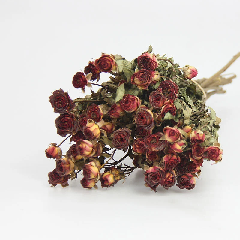 Wholesale dried roses, real roses, bouquets, handmade flower arrangements, photography props, home decoration 1