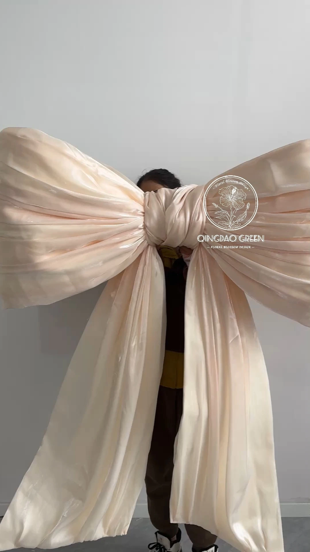 El fondo de la boda gigante de fondo principal de la posición C, creando un sentido de ceremonia de ensueño 1