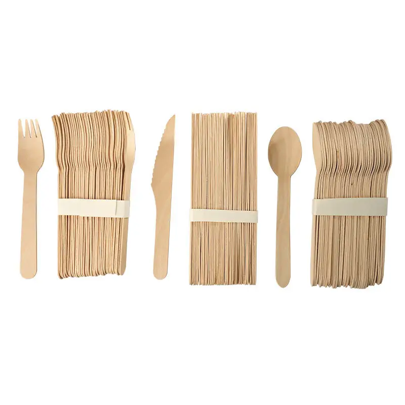 Reliable Wooden Cutlery Set with Good Price for Ghost Restaurants 4
