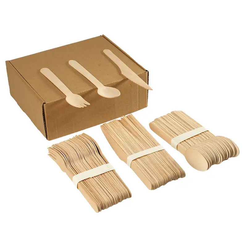 Uchampak Wooden Spoon and Fork Set Eries 4