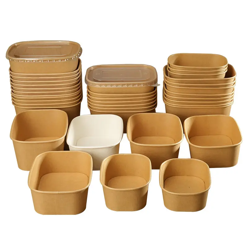 Hot Sale Paper Bowl From China for Food Packaging 4