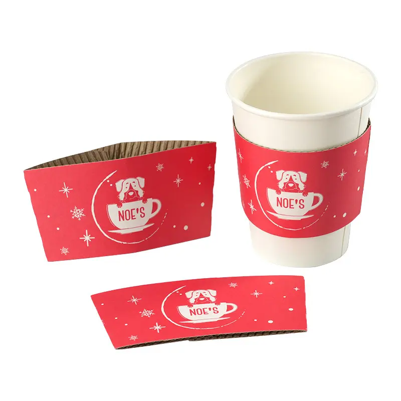 High End Custom Coffee Sleeves with Good Price for Bakery 3