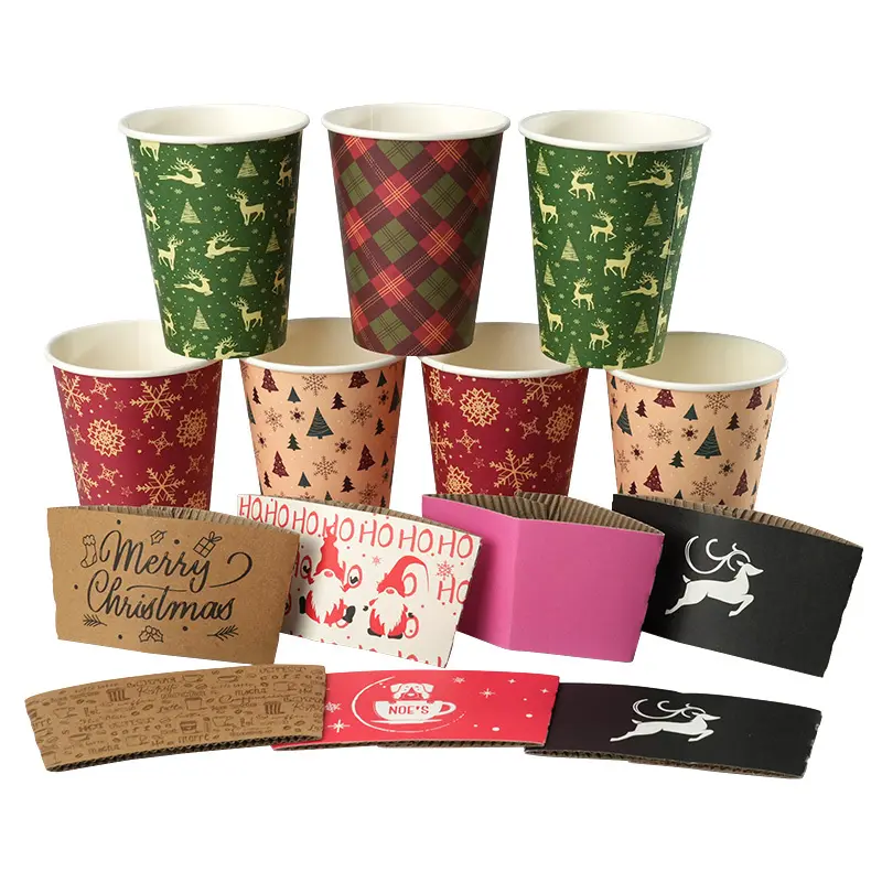 High End Custom Coffee Sleeves with Good Price for Bakery 2