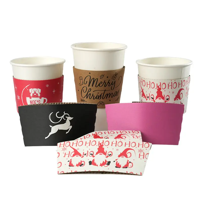 High End Custom Coffee Sleeves with Good Price for Bakery 4